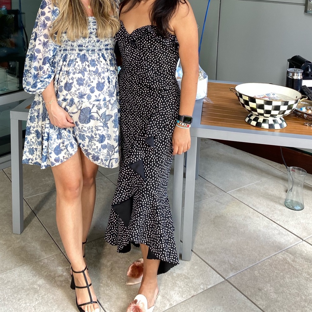 Ruffled dress by Jonathan simkhai with corset